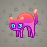 Scared Cat #3730 Scared Cat #3730