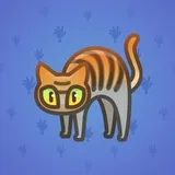 Scared Cat #3732 Scared Cat #3732