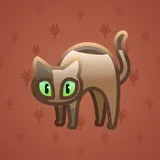 Scared Cat #3863 Scared Cat #3863