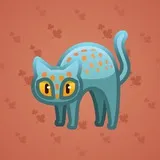Scared Cat #3879 Scared Cat #3879