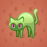 Scared Cat #3881 Scared Cat #3881