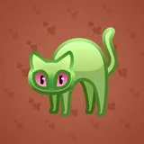 Scared Cat #3885 Scared Cat #3885