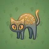 Scared Cat #3929 Scared Cat #3929