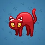 Scared Cat #3972 Scared Cat #3972