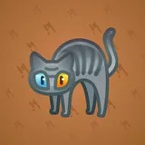 Scared Cat #4003 Scared Cat #4003