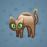 Scared Cat #4027 Scared Cat #4027