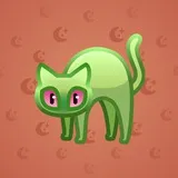 Scared Cat #4052 Scared Cat #4052