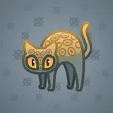 Scared Cat #4072 Scared Cat #4072