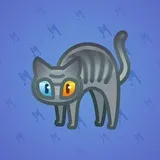 Scared Cat #4103 Scared Cat #4103