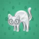 Scared Cat #4129 Scared Cat #4129