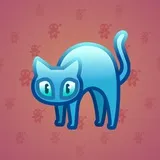 Scared Cat #4168 Scared Cat #4168
