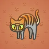 Scared Cat #4204 Scared Cat #4204