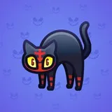 Scared Cat #4208 Scared Cat #4208