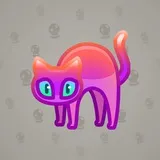 Scared Cat #4303 Scared Cat #4303