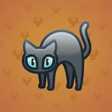 Scared Cat #4341 Scared Cat #4341