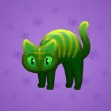 Scared Cat #4377 Scared Cat #4377