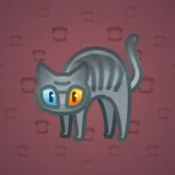 Scared Cat #4398 Scared Cat #4398