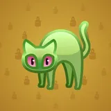 Scared Cat #4454 Scared Cat #4454