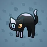 Scared Cat #4524 Scared Cat #4524