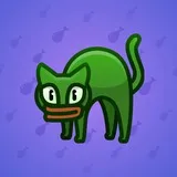 Scared Cat #4580 Scared Cat #4580