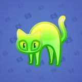 Scared Cat #4602 Scared Cat #4602