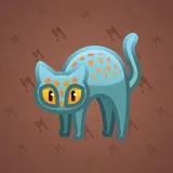 Scared Cat #4640 Scared Cat #4640