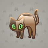 Scared Cat #4655 Scared Cat #4655