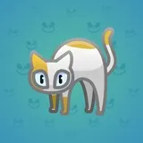 Scared Cat #4750 Scared Cat #4750