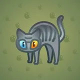 Scared Cat #4755 Scared Cat #4755