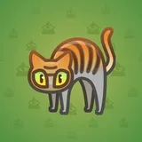 Scared Cat #4909 Scared Cat #4909