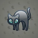 Scared Cat #4943 Scared Cat #4943