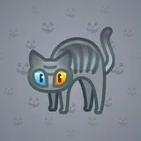 Scared Cat #4956 Scared Cat #4956