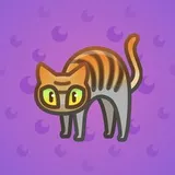 Scared Cat #5106