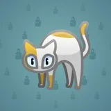 Scared Cat #5128 Scared Cat #5128