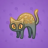 Scared Cat #5157 Scared Cat #5157