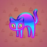 Scared Cat #5446 Scared Cat #5446