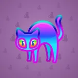 Scared Cat #5504 Scared Cat #5504