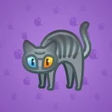 Scared Cat #554 Scared Cat #554