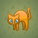 Scared Cat #5567 Scared Cat #5567