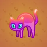 Scared Cat #5760 Scared Cat #5760