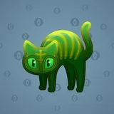 Scared Cat #5909 Scared Cat #5909