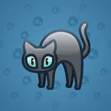 Scared Cat #5940 Scared Cat #5940