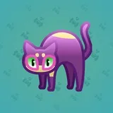 Scared Cat #6043 Scared Cat #6043