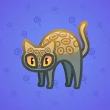 Scared Cat #6068