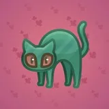 Scared Cat #6095 Scared Cat #6095