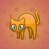 Scared Cat #6110 Scared Cat #6110
