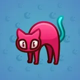 Scared Cat #6197 Scared Cat #6197