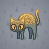 Scared Cat #6208 Scared Cat #6208