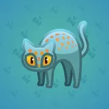 Scared Cat #6259 Scared Cat #6259