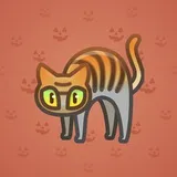 Scared Cat #6398 Scared Cat #6398